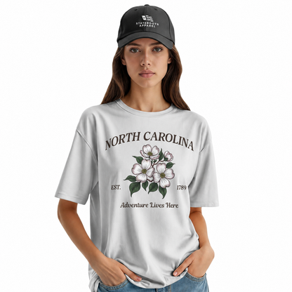 North Carolina Dogwood T-Shirt | NC State Flower Souvenir Tee