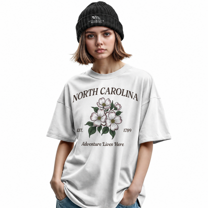 North Carolina Dogwood T-Shirt | NC State Flower Souvenir Tee