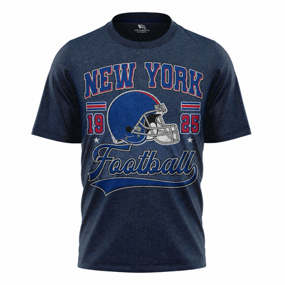 New York Football Retro T-Shirt | Vintage NY Sports Unisex Tee