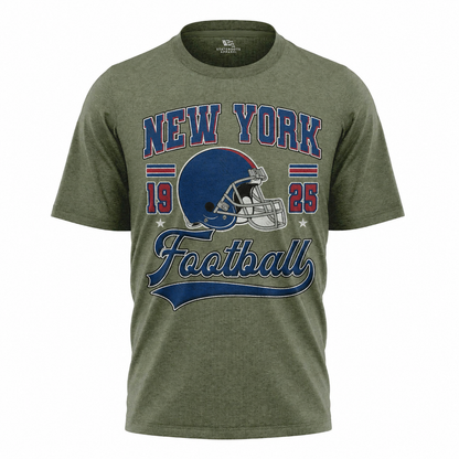 New York Football Retro T-Shirt | Vintage NY Sports Unisex Tee
