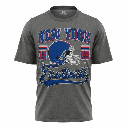 New York Football Retro T-Shirt | Vintage NY Sports Unisex Tee
