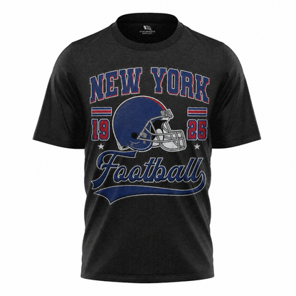 New York Football Retro T-Shirt | Vintage NY Sports Unisex Tee