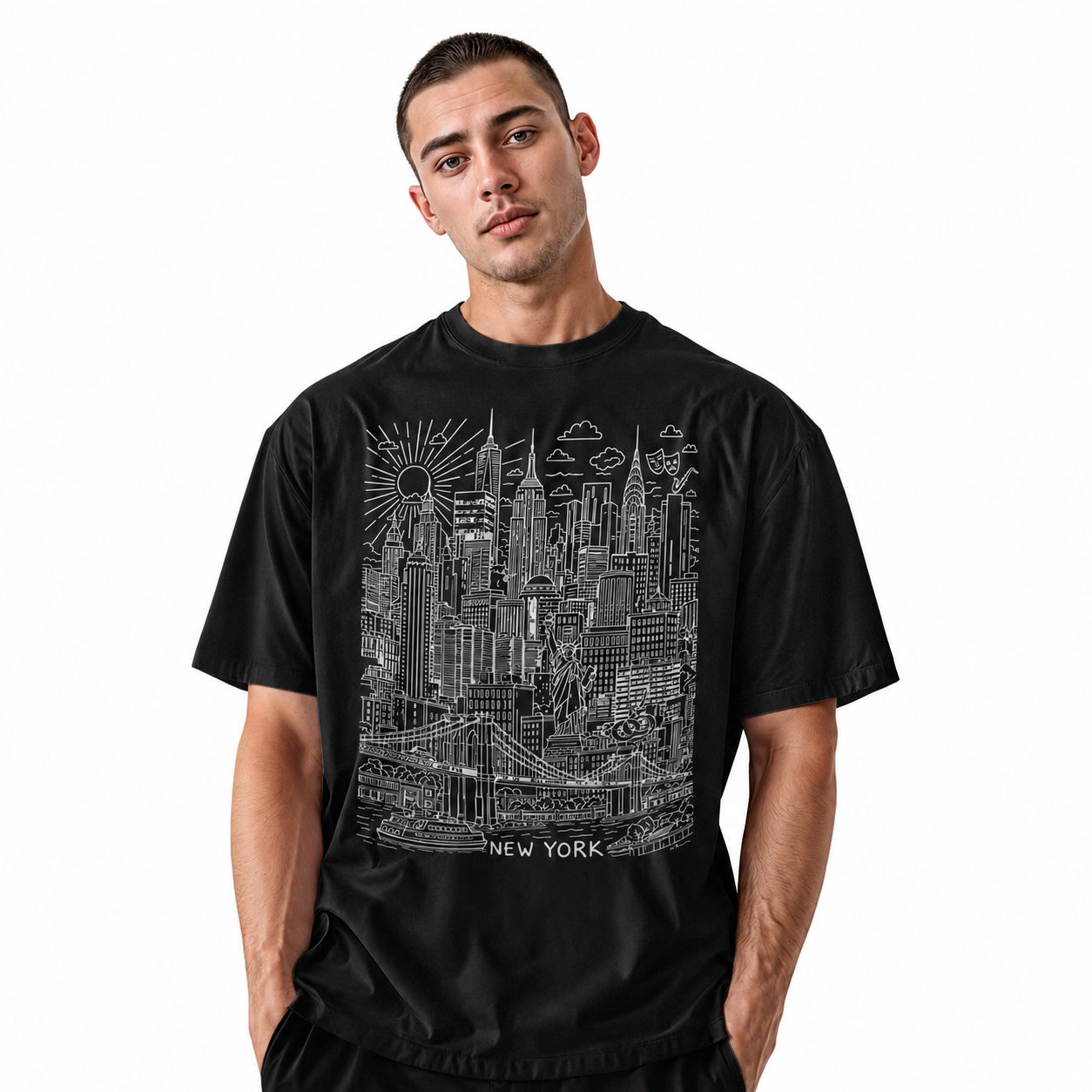 New York Gift T-Shirt | Classic NYC Lover Souvenir Tee