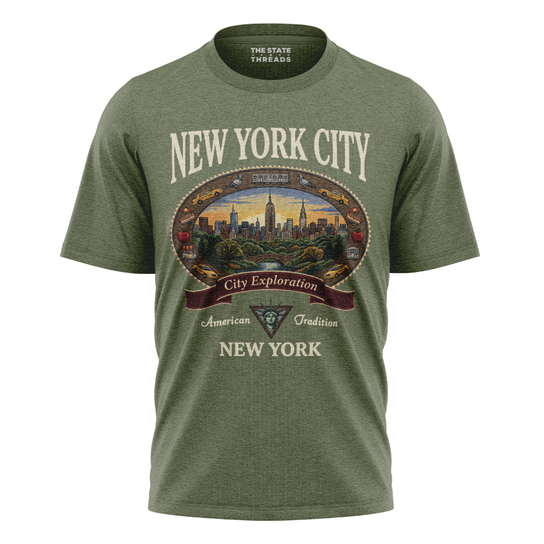 New York City Vintage Graphic T-Shirt | Classic NYC Souvenir Tee