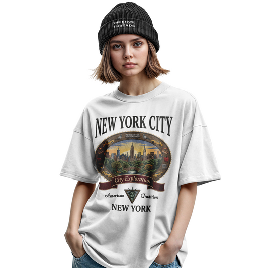 New York City Vintage Graphic T-Shirt | Classic NYC Souvenir Tee