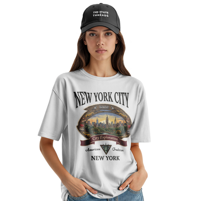 New York City Vintage Graphic T-Shirt | Classic NYC Souvenir Tee