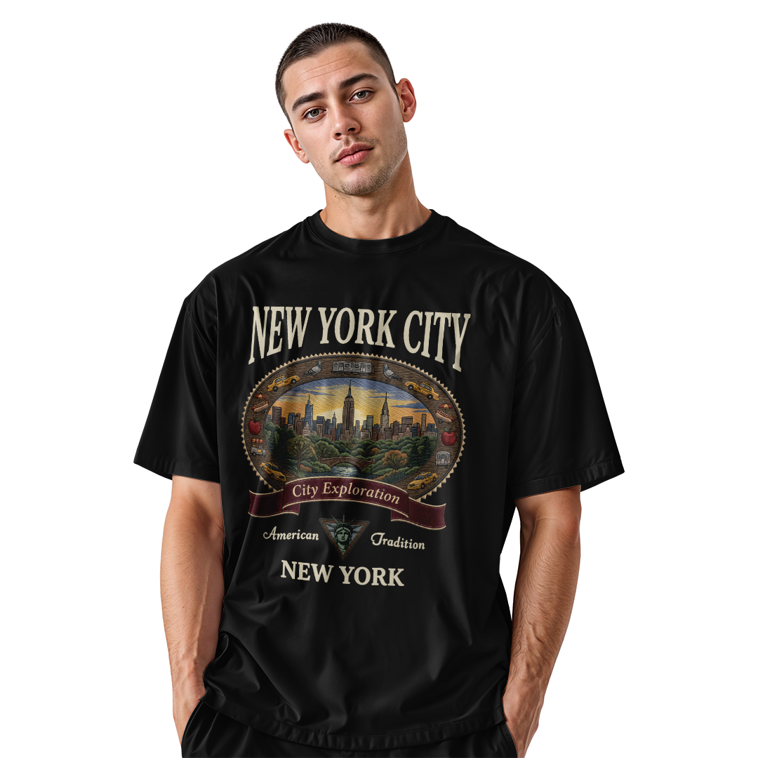 New York City Vintage Graphic T-Shirt | Classic NYC Souvenir Tee