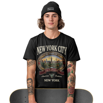 New York City Vintage Graphic T-Shirt | Classic NYC Souvenir Tee