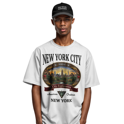 New York City Vintage Graphic T-Shirt | Classic NYC Souvenir Tee