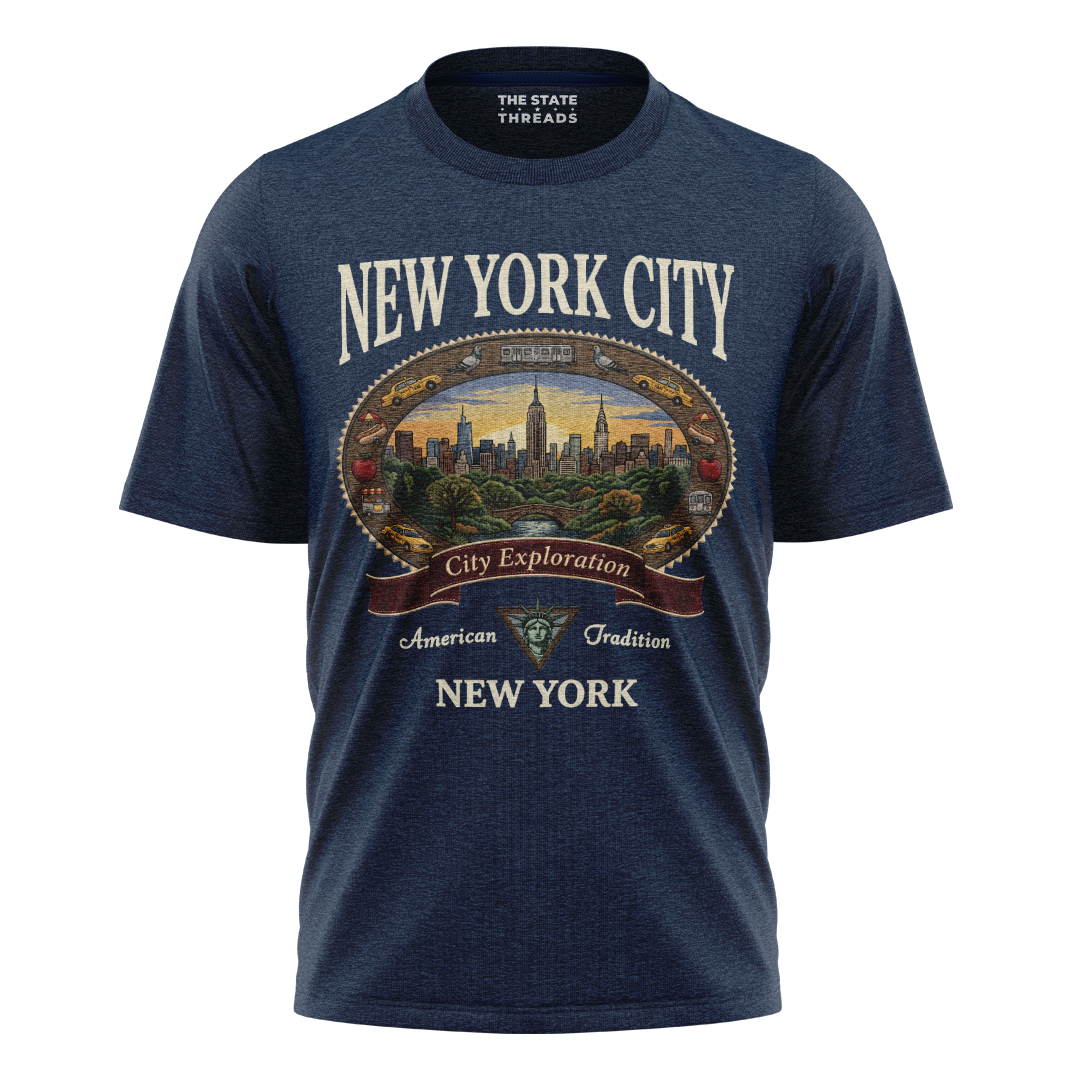 New York City Vintage Graphic T-Shirt | Classic NYC Souvenir Tee