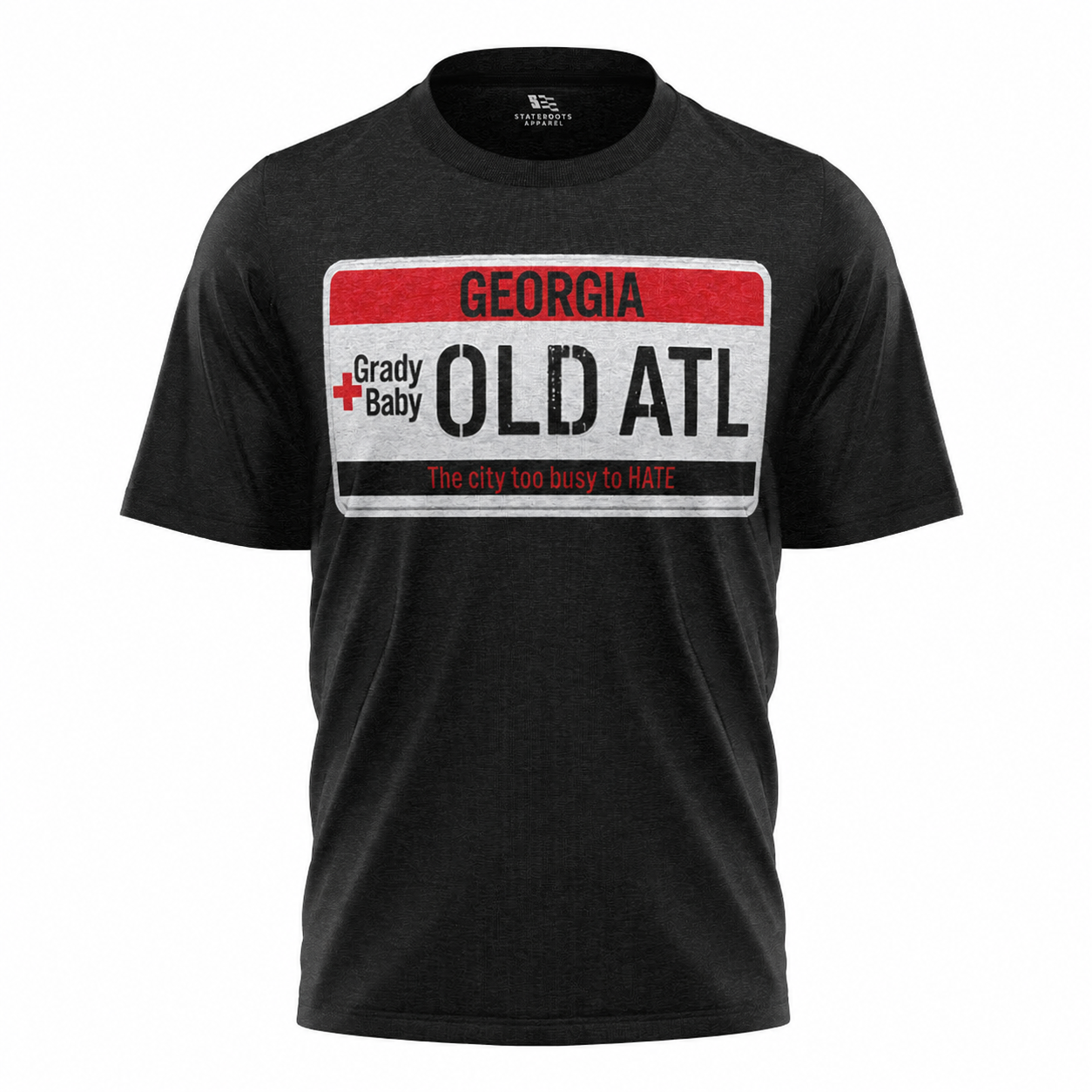 Old ATL License Plate T-Shirt | Grady Baby Atlanta Georgia Native Tee