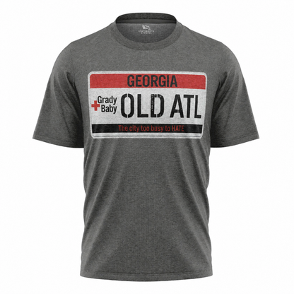 Old ATL License Plate T-Shirt | Grady Baby Atlanta Georgia Native Tee