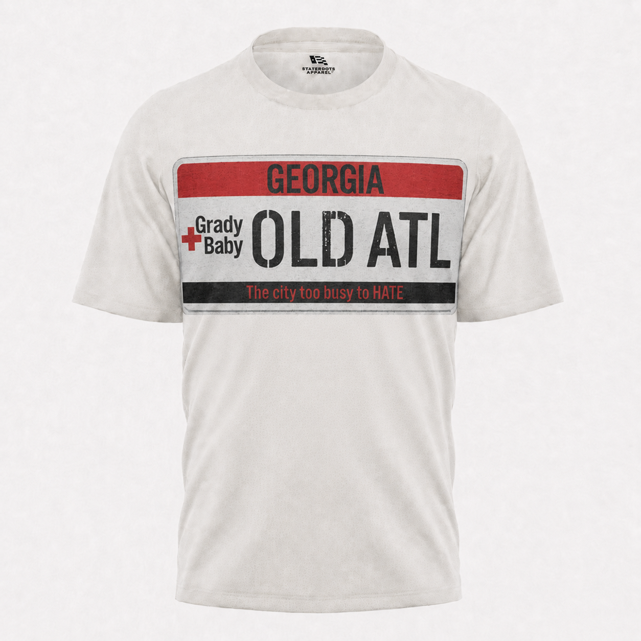 Old ATL License Plate T-Shirt | Grady Baby Atlanta Georgia Native Tee