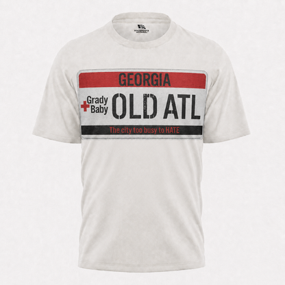 Old ATL License Plate T-Shirt | Grady Baby Atlanta Georgia Native Tee