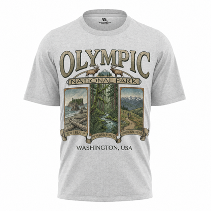 Olympic National Park Washington T-Shirt | Vintage Pacific Northwest Souvenir Tee