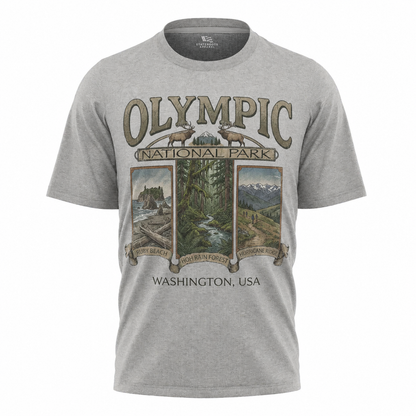 Olympic National Park Washington T-Shirt | Vintage Pacific Northwest Souvenir Tee