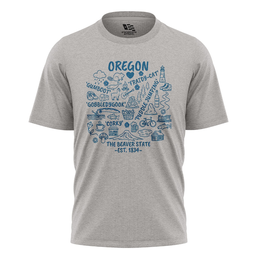 oregon-beaver-state-icons-collage-tee sport-grey