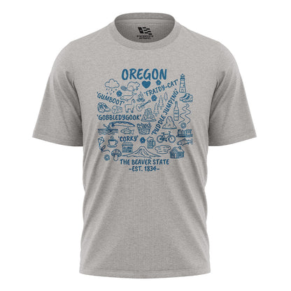 oregon-beaver-state-icons-collage-tee sport-grey