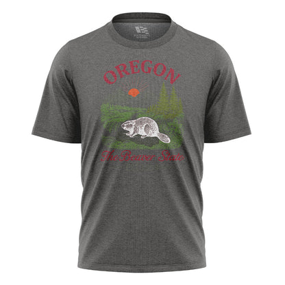 oregon-beaver-state-vintage-tee charcoal