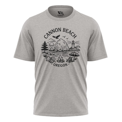 oregon-cannon-beach-line-art-tee sport-grey