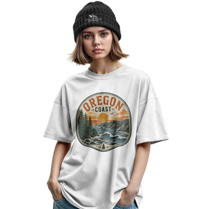 oregon-coast-badge-sunset-tee military-green
