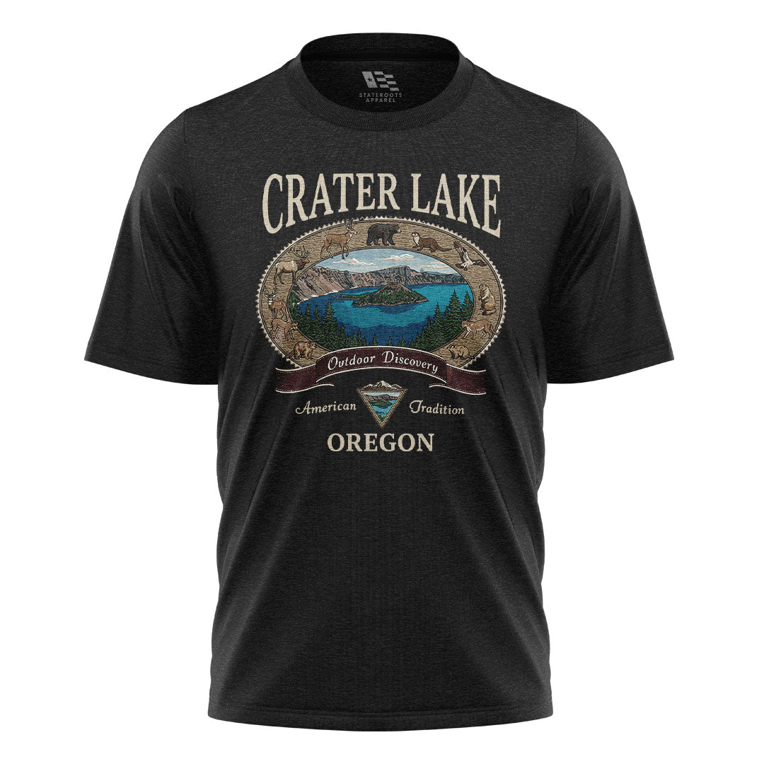 oregon-crater-lake-wildlife-tee black