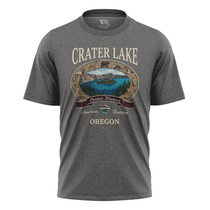 oregon-crater-lake-wildlife-tee charcoal