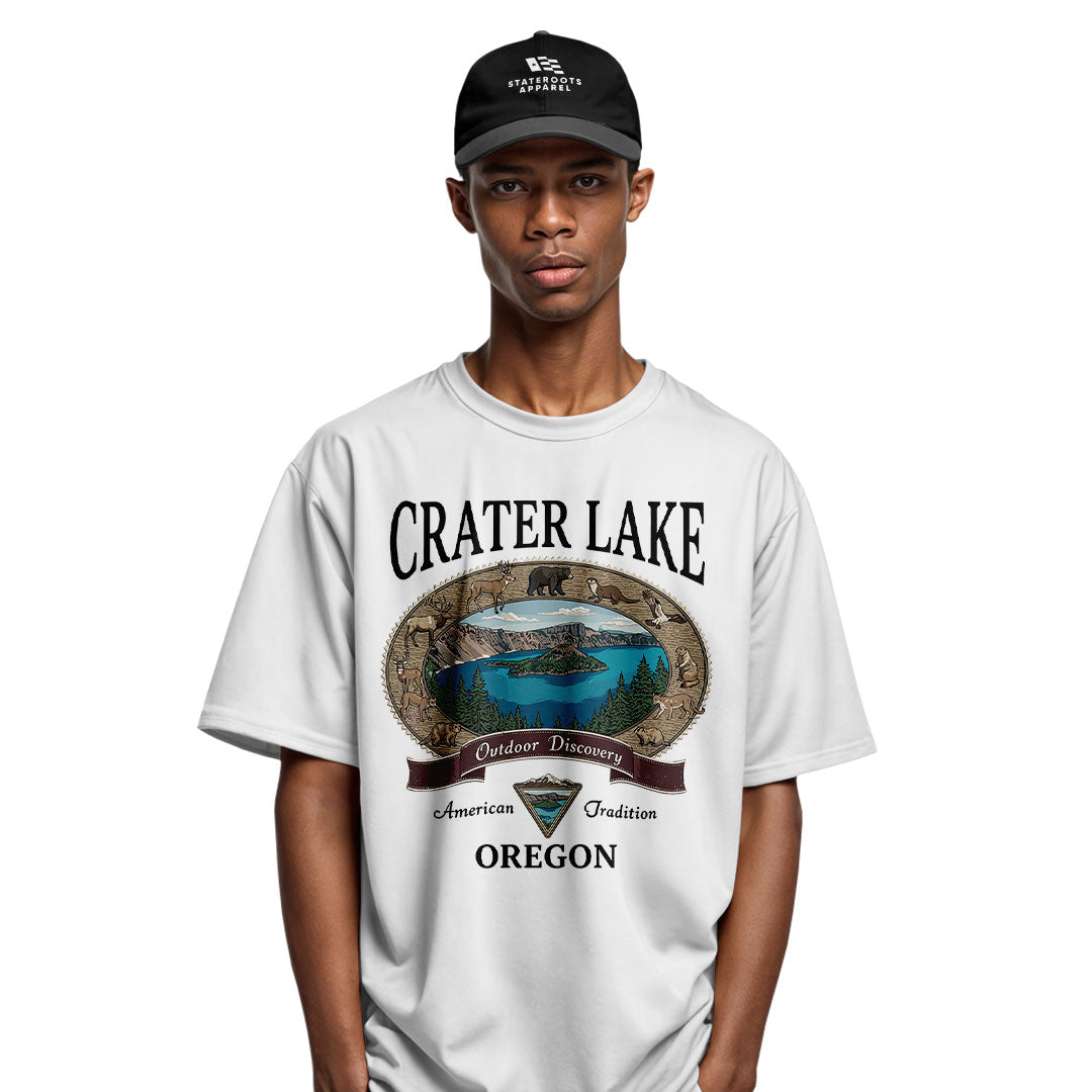 oregon-crater-lake-wildlife-tee white