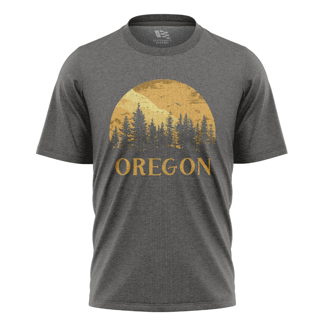 oregon-golden-forest-sunset-tee charcoal