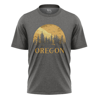 oregon-golden-forest-sunset-tee charcoal