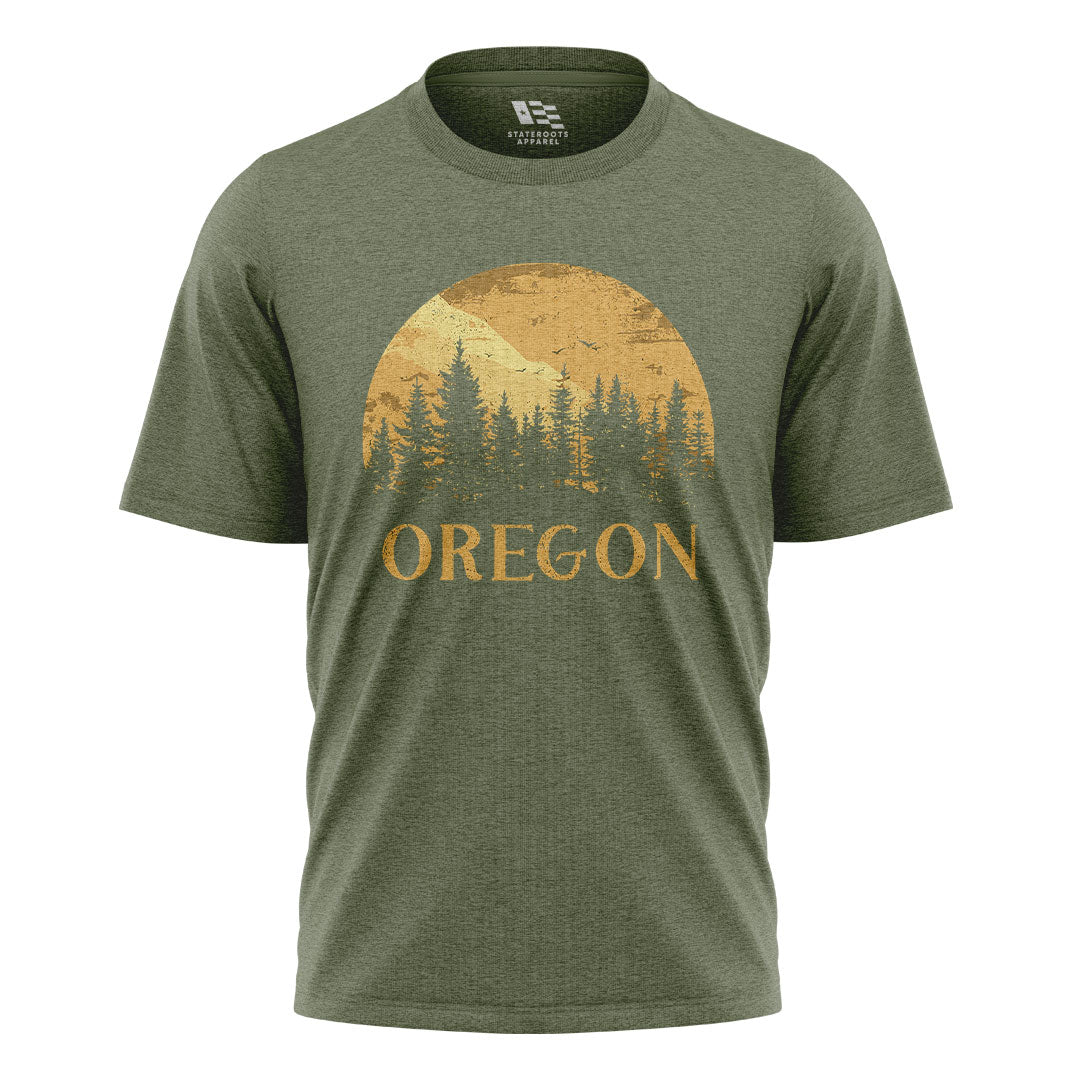 Oregon Golden Forest T-Shirt | Sunset Tee