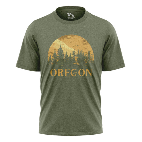 Oregon Golden Forest T-Shirt | Sunset Tee
