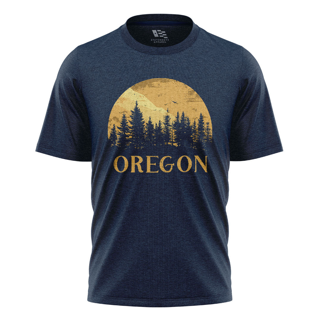 oregon-golden-forest-sunset-tee navy