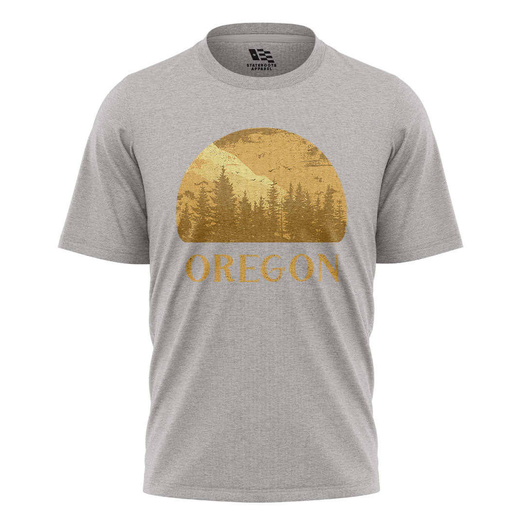 oregon-golden-forest-sunset-tee sport-grey