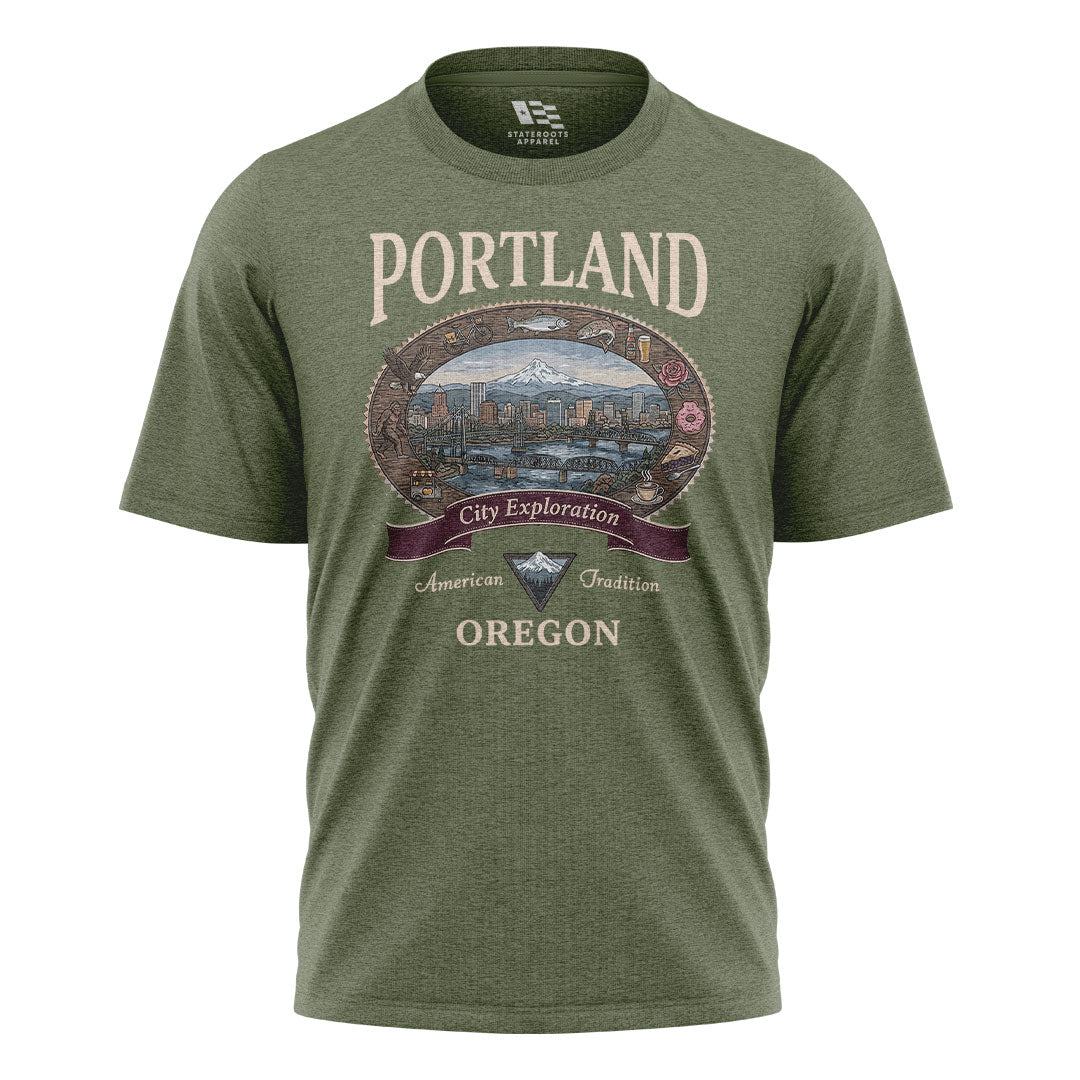 Portland Oregon City Tee | Exploration Tee