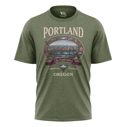 Portland Oregon City Tee | Exploration Tee