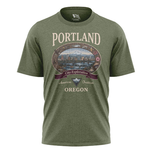 Portland Oregon City Tee | Exploration Tee