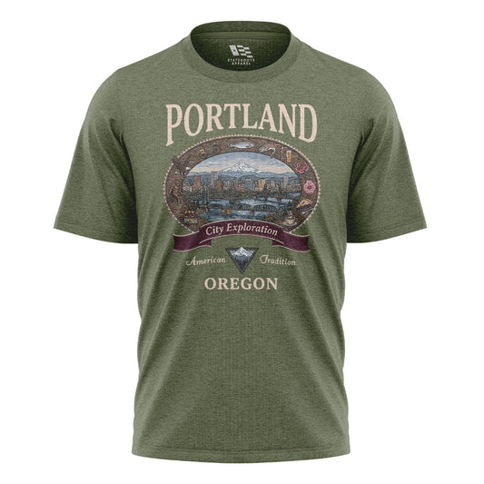 Portland Oregon City Tee | Exploration Tee