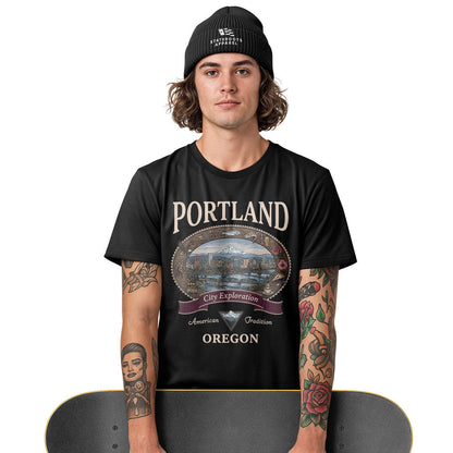 oregon-portland-city-exploration-tee white