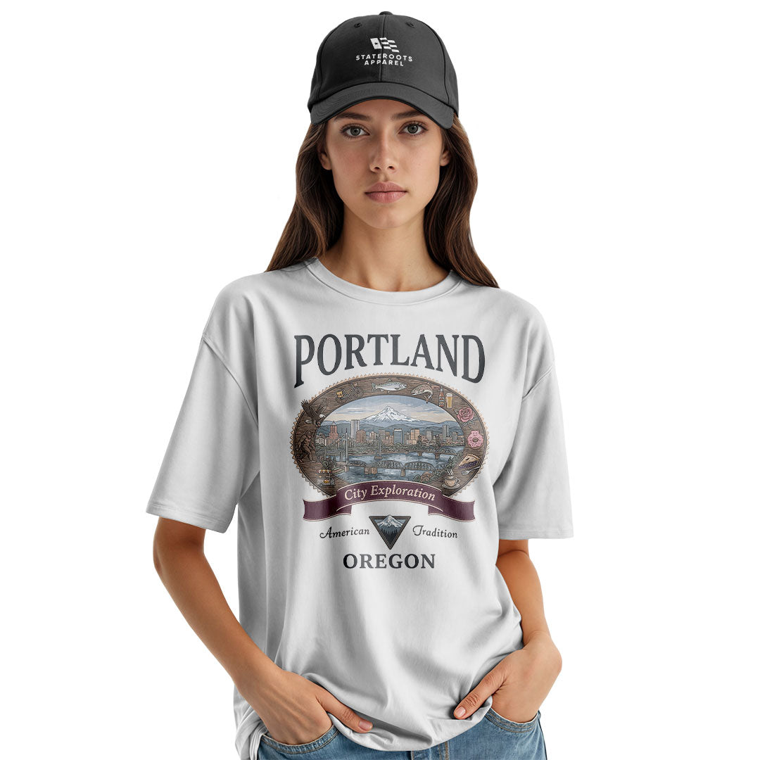 oregon-portland-city-exploration-tee white