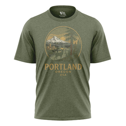 Portland Oregon Vintage Tee | Mt Hood Tee