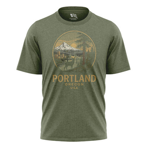 Portland Oregon Vintage Tee | Mt Hood Tee