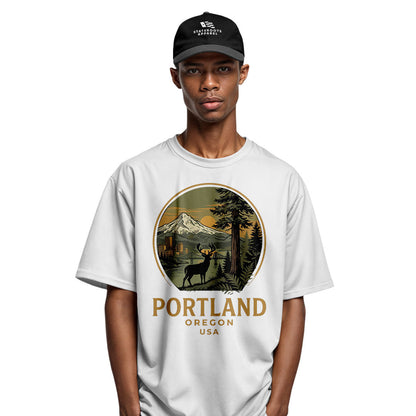 oregon-portland-vintage-mt-hood-tee white