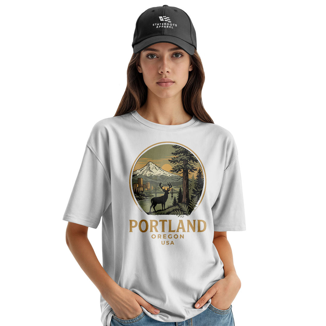 oregon-portland-vintage-mt-hood-tee white