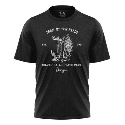 oregon-silver-falls-state-park-tee black