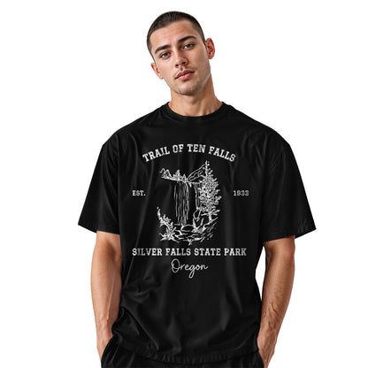 oregon-silver-falls-state-park-tee black