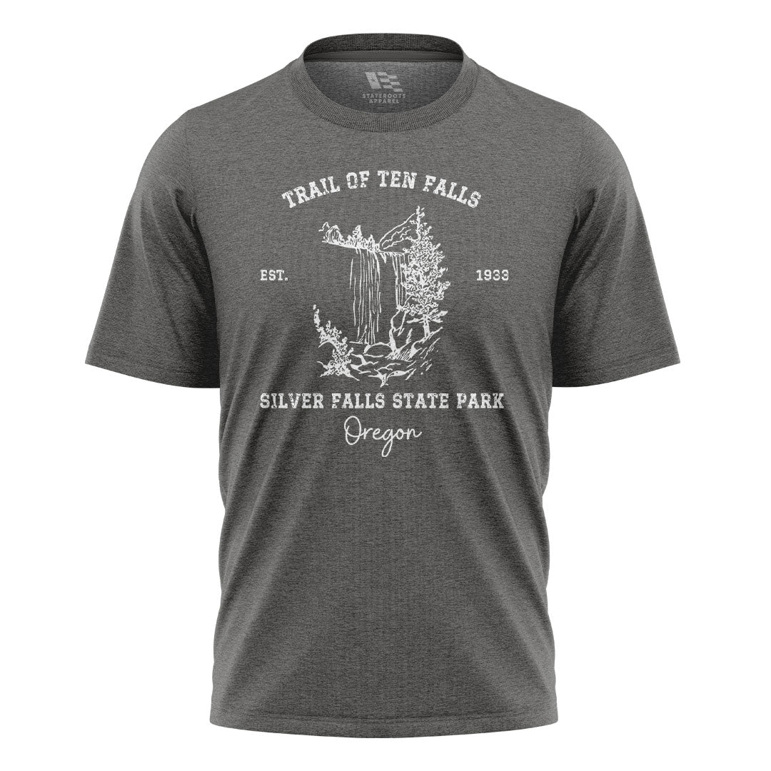 oregon-silver-falls-state-park-tee charcoal