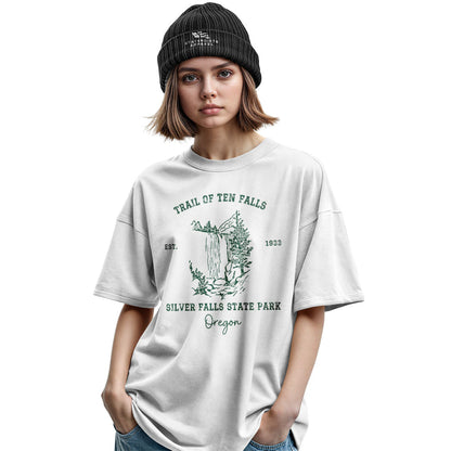 oregon-silver-falls-state-park-tee military-green