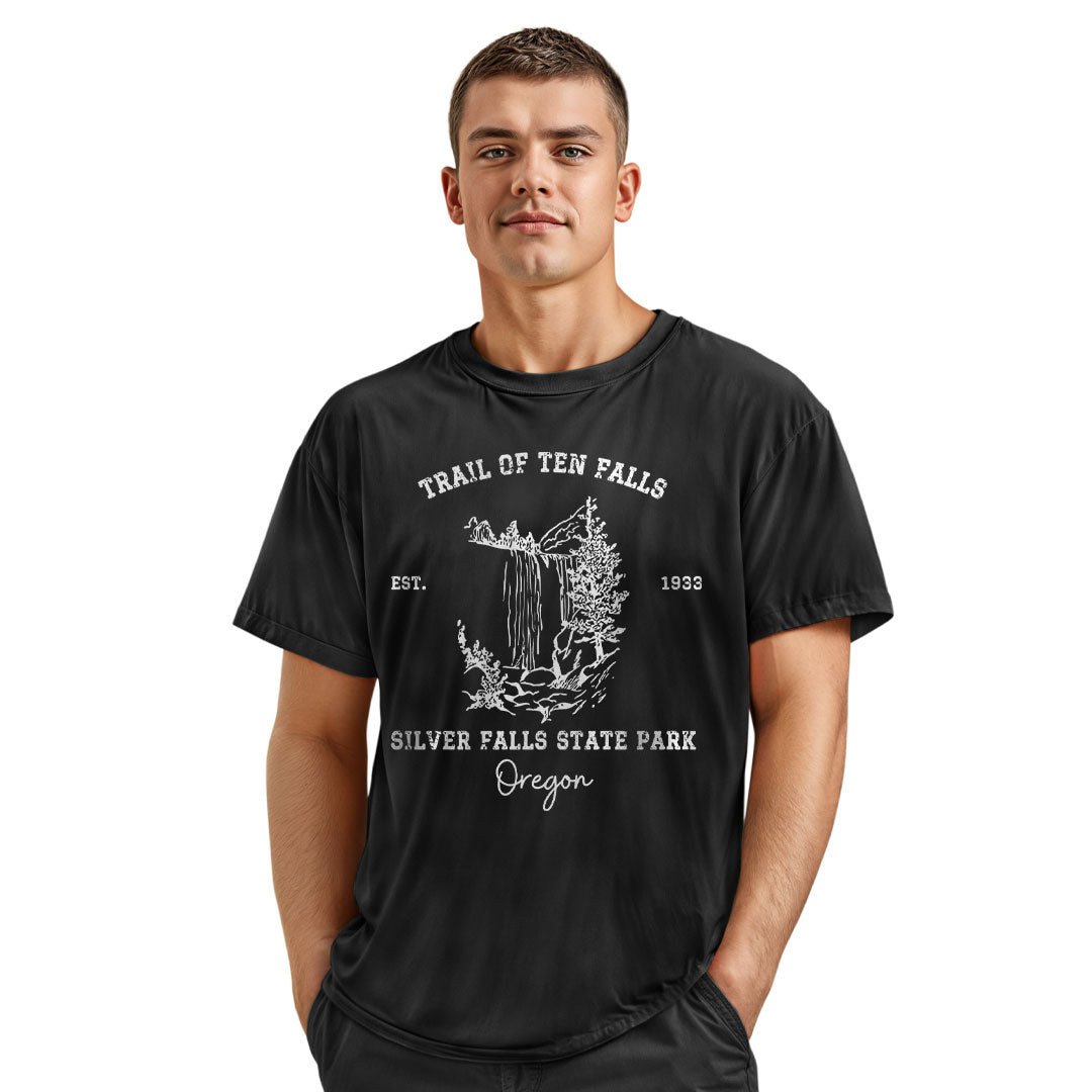 oregon-silver-falls-state-park-tee navy