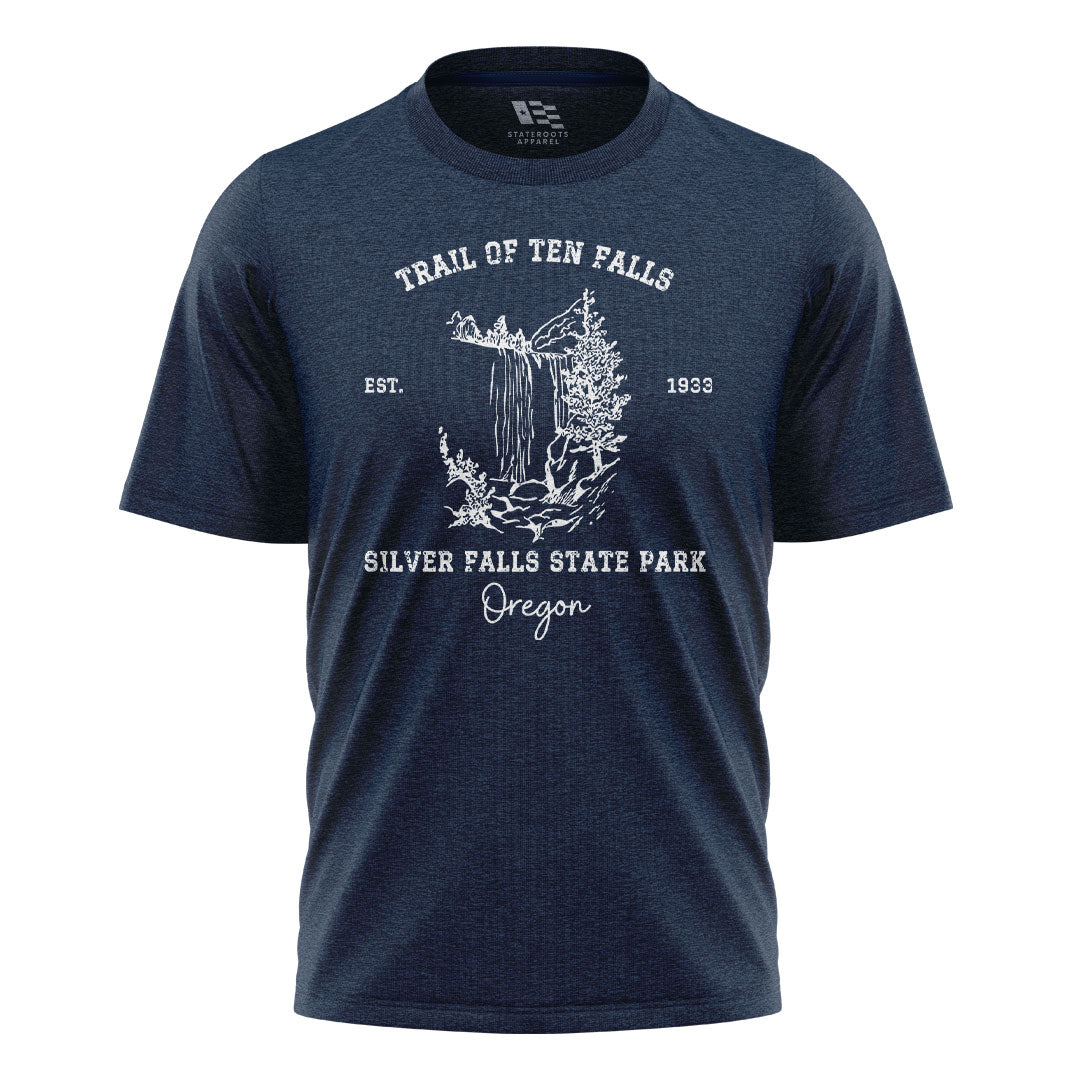 oregon-silver-falls-state-park-tee navy